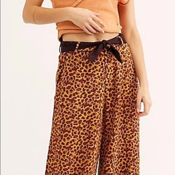 FREE PEOPLE Bennie Wide Leg Pants - Picture 11 of 12
